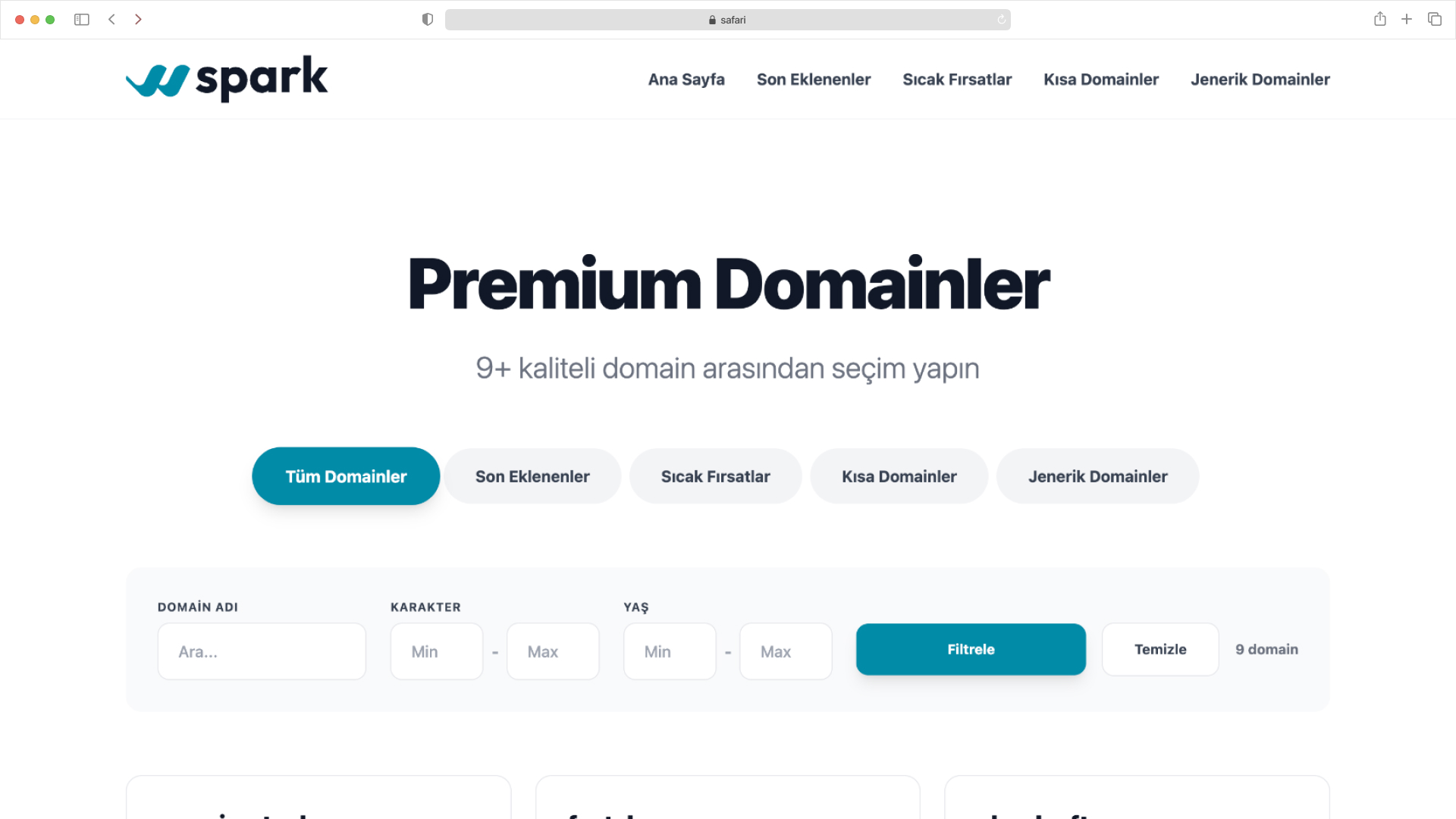 Domain Teklif Sistemi
