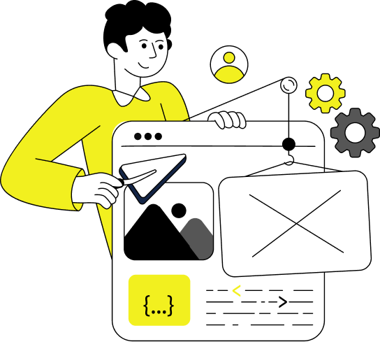 Özel web yazılım proje görseli